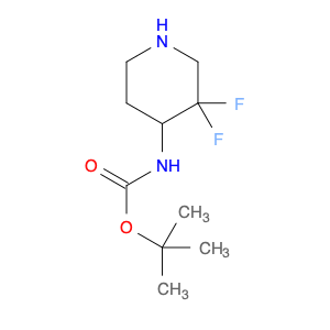 Carbamic acid, N-(3,3-difluoro-4-piperidinyl)-, 1,1-dimethylethyl ester