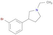 Pyrrolidine, 3-(3-bromophenyl)-1-ethyl-