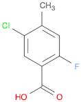 Benzoic acid, 5-chloro-2-fluoro-4-methyl-