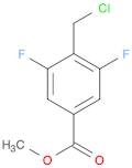 Benzoic acid, 4-(chloromethyl)-3,5-difluoro-, methyl ester