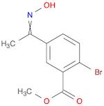 Benzoic acid, 2-bromo-5-[1-(hydroxyimino)ethyl]-, methyl ester
