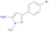 1H-Pyrazol-5-amine, 3-(4-bromophenyl)-1-methyl-