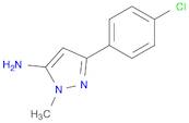 1H-Pyrazol-5-amine, 3-(4-chlorophenyl)-1-methyl-
