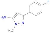 1H-Pyrazol-5-amine, 3-(4-fluorophenyl)-1-methyl-