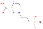 2-Piperazinecarboxylic acid, 4-(3-phosphonopropyl)-, (2R)-