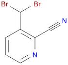 2-Pyridinecarbonitrile, 3-(dibromomethyl)-