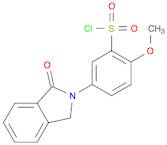 Benzenesulfonyl chloride, 5-(1,3-dihydro-1-oxo-2H-isoindol-2-yl)-2-methoxy-