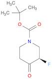1-Piperidinecarboxylic acid, 3-fluoro-4-oxo-, 1,1-dimethylethyl ester, (3R)-