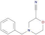2-Morpholinecarbonitrile, 4-(phenylmethyl)-