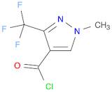 1H-Pyrazole-4-carbonyl chloride, 1-methyl-3-(trifluoromethyl)-