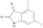 1H-Indole-2,3-dione, 4,6-difluoro-
