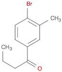 1-Butanone, 1-(4-bromo-3-methylphenyl)-