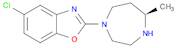 Benzoxazole, 5-chloro-2-[(5R)-hexahydro-5-methyl-1H-1,4-diazepin-1-yl]-