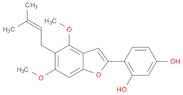 1,3-Benzenediol, 4-[4,6-dimethoxy-5-(3-methyl-2-buten-1-yl)-2-benzofuranyl]-