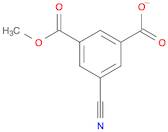 1,3-Benzenedicarboxylic acid, 5-cyano-, 1-methyl ester