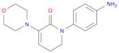 2(1H)-Pyridinone, 1-(4-aminophenyl)-5,6-dihydro-3-(4-morpholinyl)-