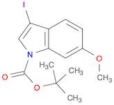 1H-Indole-1-carboxylic acid, 3-iodo-6-methoxy-, 1,1-dimethylethyl ester