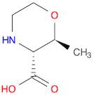 3-Morpholinecarboxylic acid, 2-methyl-, (2S,3R)-