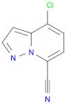 Pyrazolo[1,5-a]pyridine-7-carbonitrile, 4-chloro-