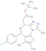 6H-Thieno[3,2-f][1,2,4]triazolo[4,3-a][1,4]diazepine-6-acetic acid, 4-(4-chlorophenyl)-2,3,9-trimethyl-, 1,1-dimethylethyl ester
