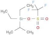 Methanesulfonic acid, 1,1,1-trifluoro-, diethyl(1-methylethyl)silyl ester
