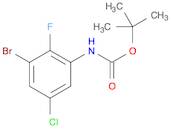 Carbamic acid, N-(3-bromo-5-chloro-2-fluorophenyl)-, 1,1-dimethylethyl ester