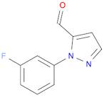 1H-Pyrazole-5-carboxaldehyde, 1-(3-fluorophenyl)-