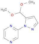 Pyrazine, 2-[5-(dimethoxymethyl)-1H-pyrazol-1-yl]-