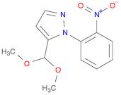 1H-Pyrazole, 5-(dimethoxymethyl)-1-(2-nitrophenyl)-