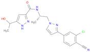 1H-Pyrazole-3-carboxamide, N-[(1S)-2-[3-(3-chloro-4-cyanophenyl)-1H-pyrazol-1-yl]-1-methylethyl]-5-(1-hydroxyethyl)-
