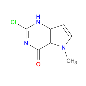 4H-Pyrrolo[3,2-d]pyrimidin-4-one, 2-chloro-3,5-dihydro-5-methyl-