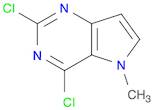 5H-Pyrrolo[3,2-d]pyrimidine, 2,4-dichloro-5-methyl-