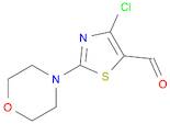 5-Thiazolecarboxaldehyde, 4-chloro-2-(4-morpholinyl)-