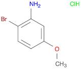 Benzenamine, 2-bromo-5-methoxy-, hydrochloride (1:1)
