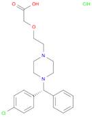 Acetic acid, 2-[2-[4-[(R)-(4-chlorophenyl)phenylmethyl]-1-piperazinyl]ethoxy]-, hydrochloride (1:2)