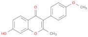 4H-1-Benzopyran-4-one, 7-hydroxy-3-(4-methoxyphenyl)-2-methyl-