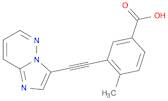 Benzoic acid, 3-(2-imidazo[1,2-b]pyridazin-3-ylethynyl)-4-methyl-