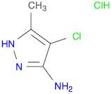 1H-Pyrazol-3-amine, 4-chloro-5-methyl-, hydrochloride (1:1)