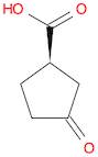 Cyclopentanecarboxylic acid, 3-oxo-, (1R)-