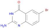 4(3H)-Quinazolinone, 2-amino-6-bromo-