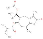 2-Butenoic acid, 2-methyl-, (5S,6R,8S,8aR)-5-[1-(acetyloxy)-1-methylethyl]-1,2,4,5,6,7,8,8a-octahydro-3,8-dimethyl-2-oxo-6-azulenyl ester, (2Z)-