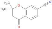 2H-1-Benzopyran-7-carbonitrile, 3,4-dihydro-2,2-dimethyl-4-oxo-