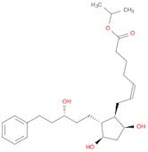 5-Heptenoic acid, 7-[(1R,2R,3R,5S)-3,5-dihydroxy-2-[(3R)-3-hydroxy-5-phenylpentyl]cyclopentyl]-, 1…