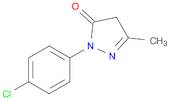 3H-Pyrazol-3-one, 2-(4-chlorophenyl)-2,4-dihydro-5-methyl-