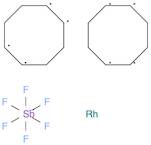 Rhodium(1+), bis[(1,2,5,6-η)-1,5-cyclooctadiene]-, (OC-6-11)-hexafluoroantimonate(1-) (1:1)