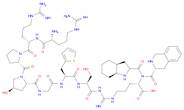 L-Arginine, D-arginyl-L-arginyl-L-prolyl-(4R)-4-hydroxy-L-prolylglycyl-3-(2-thienyl)-L-alanyl-L-seryl-(3R)-1,2,3,4-tetrahydro-3-isoquinolinecarbonyl-(2S,3aS,7aS)-octahydro-1H-indole-2-carbonyl-