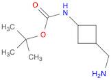 Carbamic acid, [3-(aminomethyl)cyclobutyl]-, 1,1-dimethylethyl ester (9CI)