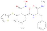 Butanediamide, N4-hydroxy-N1-[(1S)-2-(methylamino)-2-oxo-1-(phenylmethyl)ethyl]-2-(2-methylpropyl)-3-[(2-thienylthio)methyl]-, (2R,3S)-
