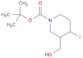 1-Piperidinecarboxylic acid, 4-fluoro-3-(hydroxymethyl)-, 1,1-dimethylethyl ester