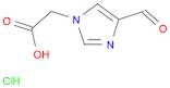 1H-Imidazole-1-acetic acid, 4-formyl-, hydrochloride (1:1)